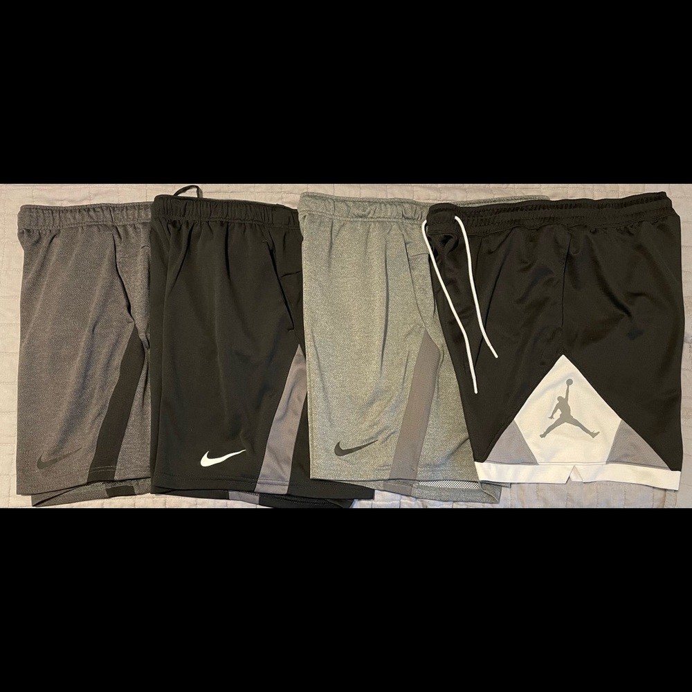 Lot of 4 Nike/Jordan shorts